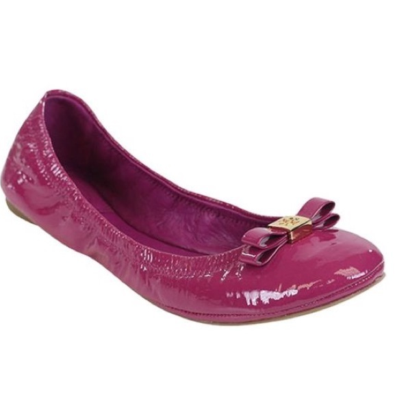 Tory Burch Shoes - TORY BURCH EDDIE BOW FLATS SHOES SZ 11